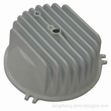 LED floodlight housing, die casting, CNC machined, LED lamp heat sink, powder coating, colors